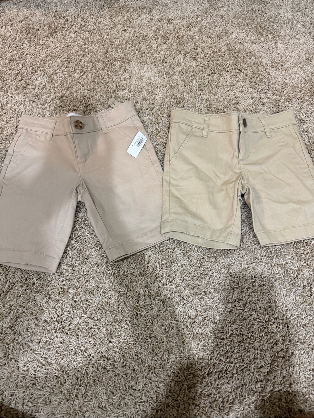 Old Navy Kids Tan Chino Shorts Duo